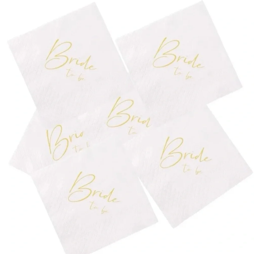 NEW | 20pcs/pack Bride to be Napkins/decorations